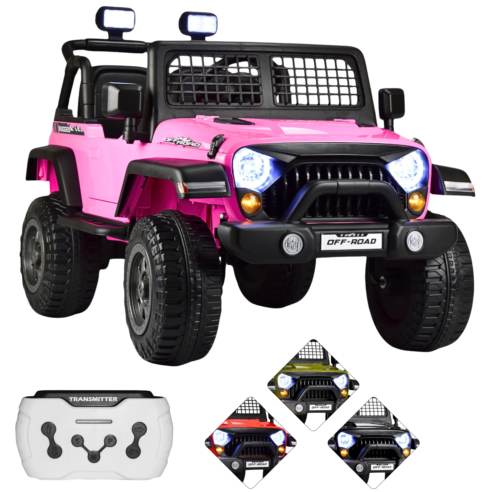 Montable Electrico para Niños Camioneta Control Remoto 12v ROSA