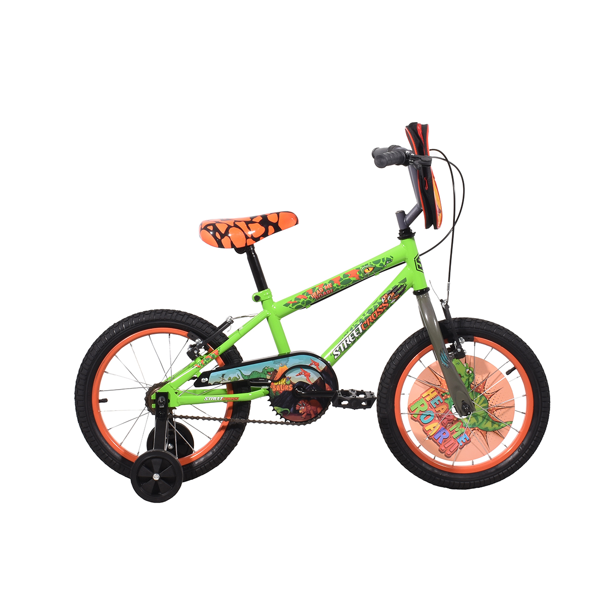 Bicicleta Veloci Street Cross Roarr Bmx Rodado 16 Verde