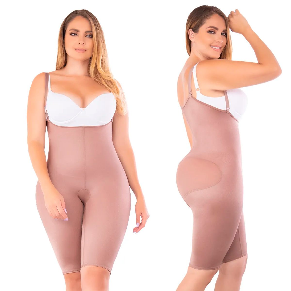 Faja Para Mujer Invisible Costuras Lisas Mediana Compresión