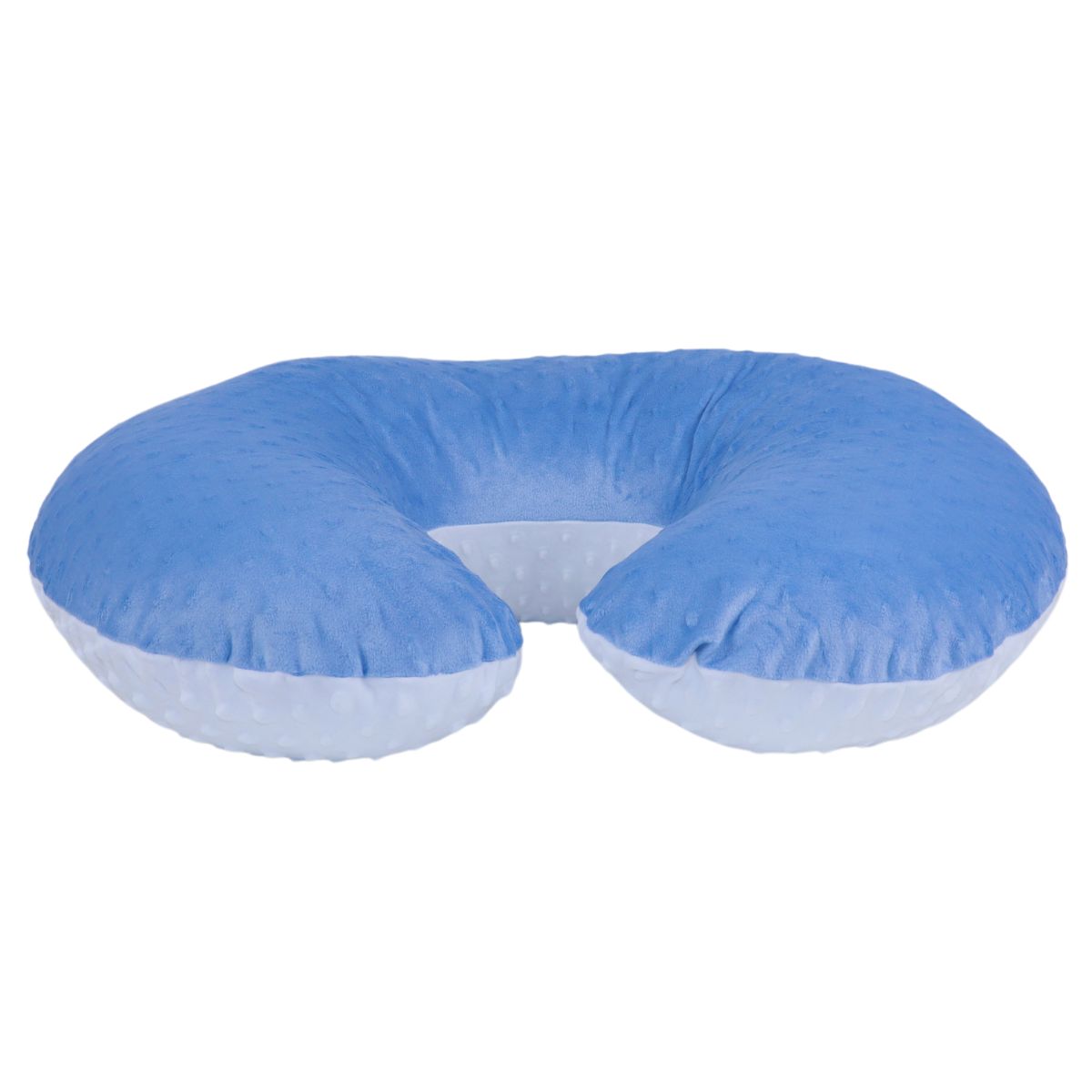 Mãe Baby Almohada de Lactancia para Amamantar Bebé Multifuncional - Incluye Cojín de Lactancia + Funda Doble Vista (Tela Fresca para Verano) Antirreflujo (Azul Cielo)