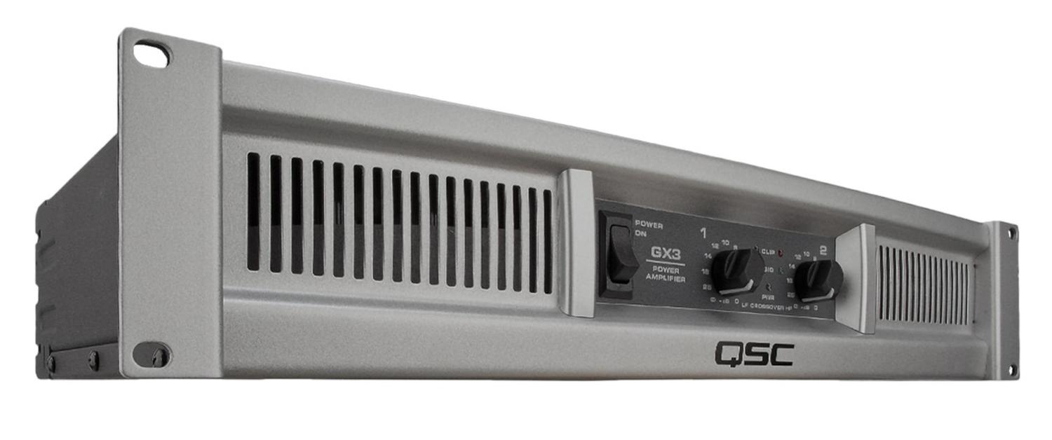 Qsc GX3 Amplificador de Poder 300w X Canal A 8Ohs Clase D