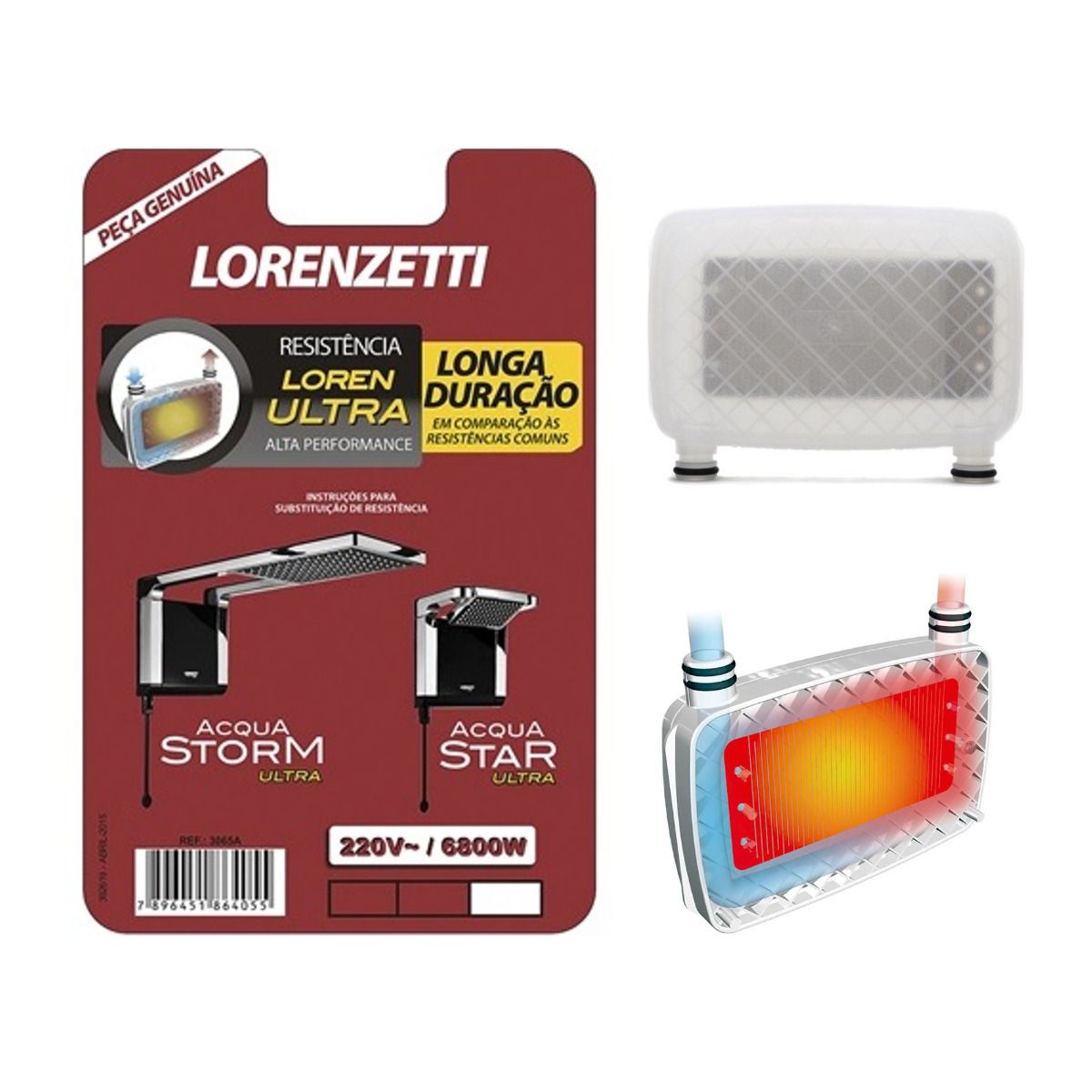 Resistencia Acqua Ultra 220V Lorenzetti