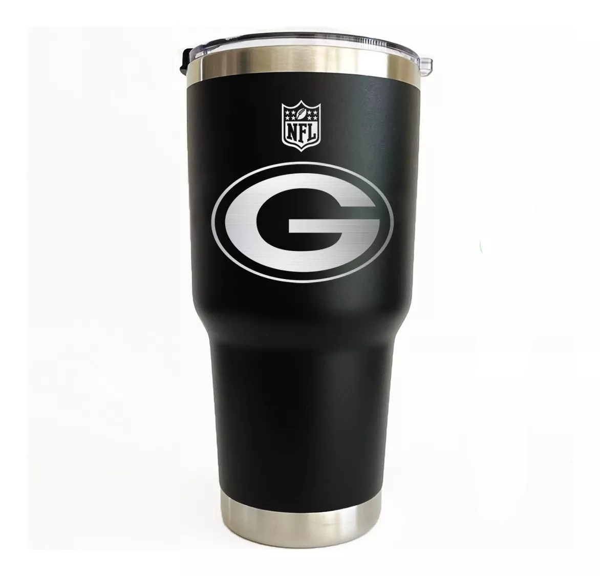 Termo De Green Bay Packers Nfl 30 Oz -grabado En Laser