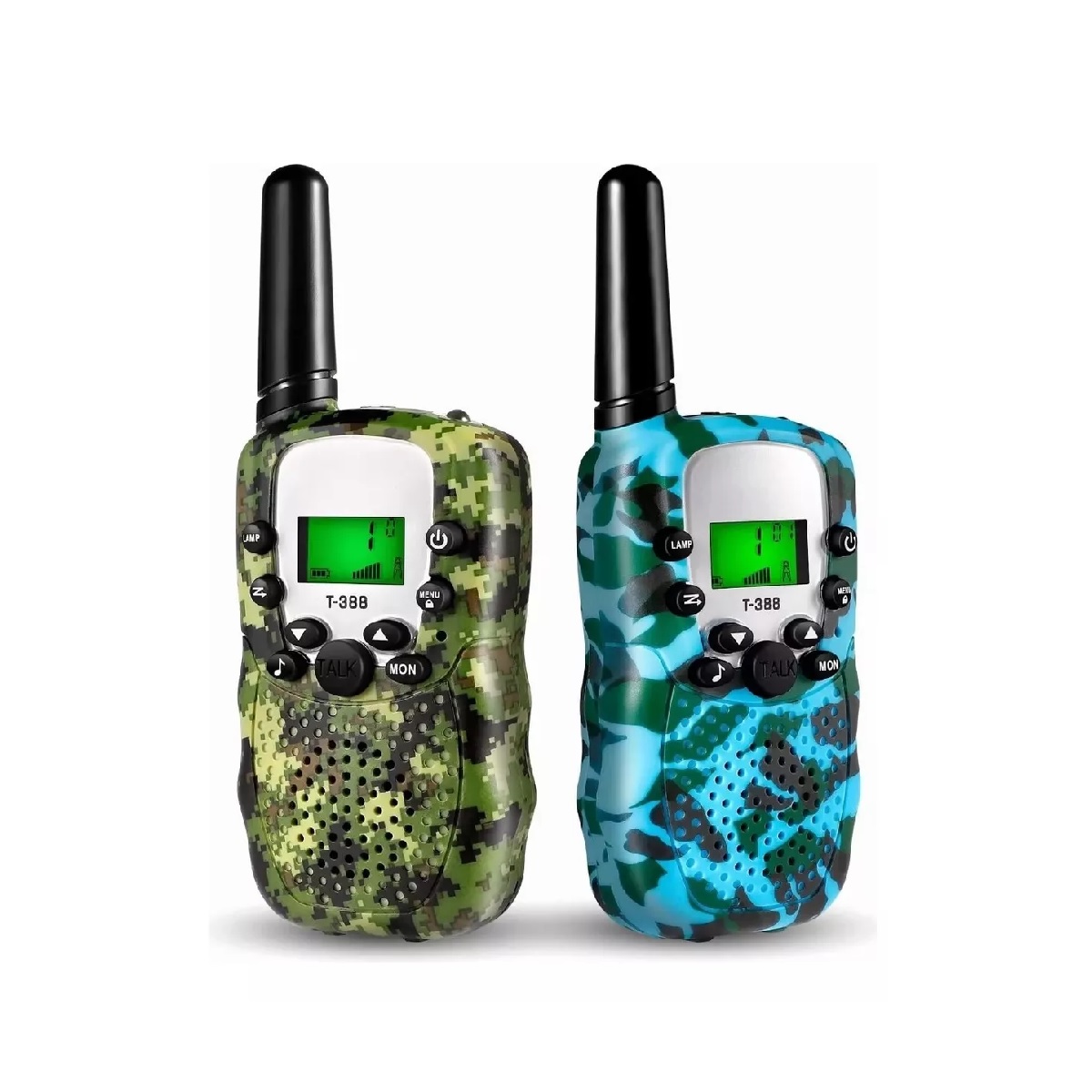 Par Radios Walkie Talkies Para Niños Con 22 Canales 3km 2 Pzs