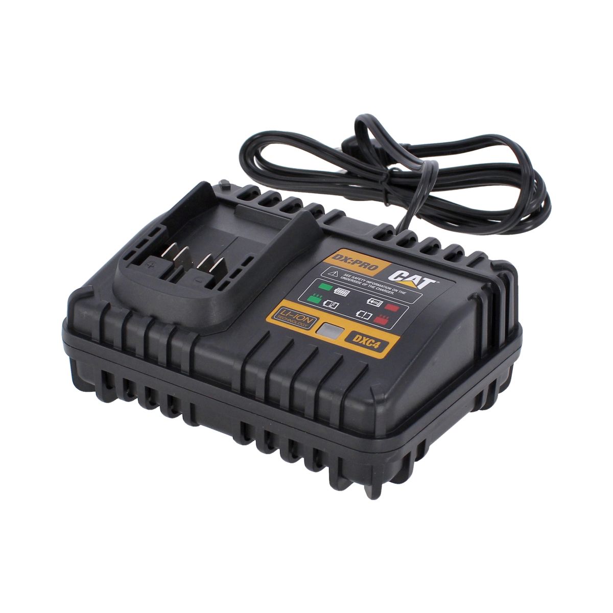 Cargador rápido para baterías 18V DXC4 CAT