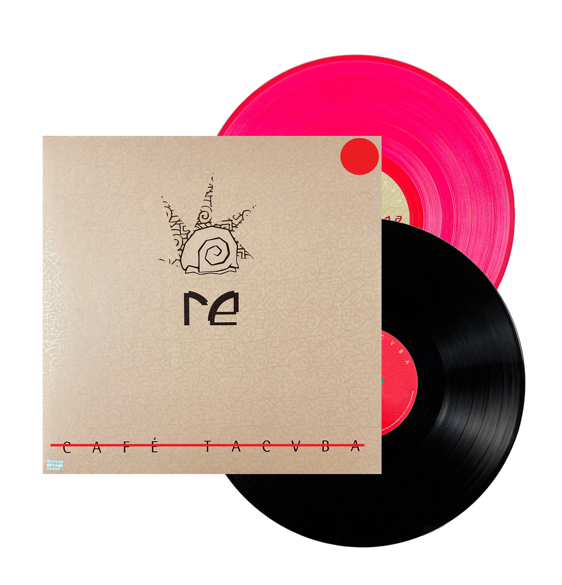 Cafe Tacuba Re 30th Anniversary Red & Black 2 Lp Vinyl