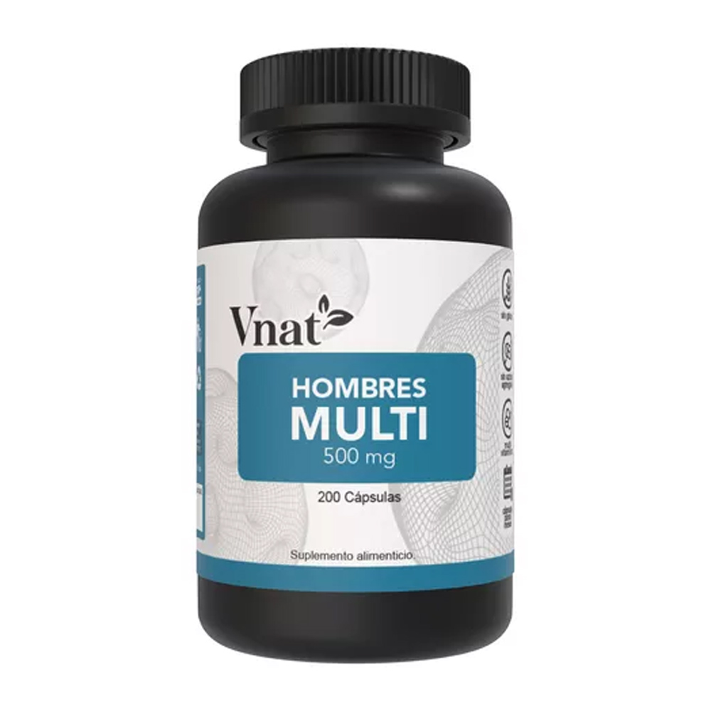 Multivitaminico para Hombre VNAT 200 capsulas Vitaminas y  Minerales