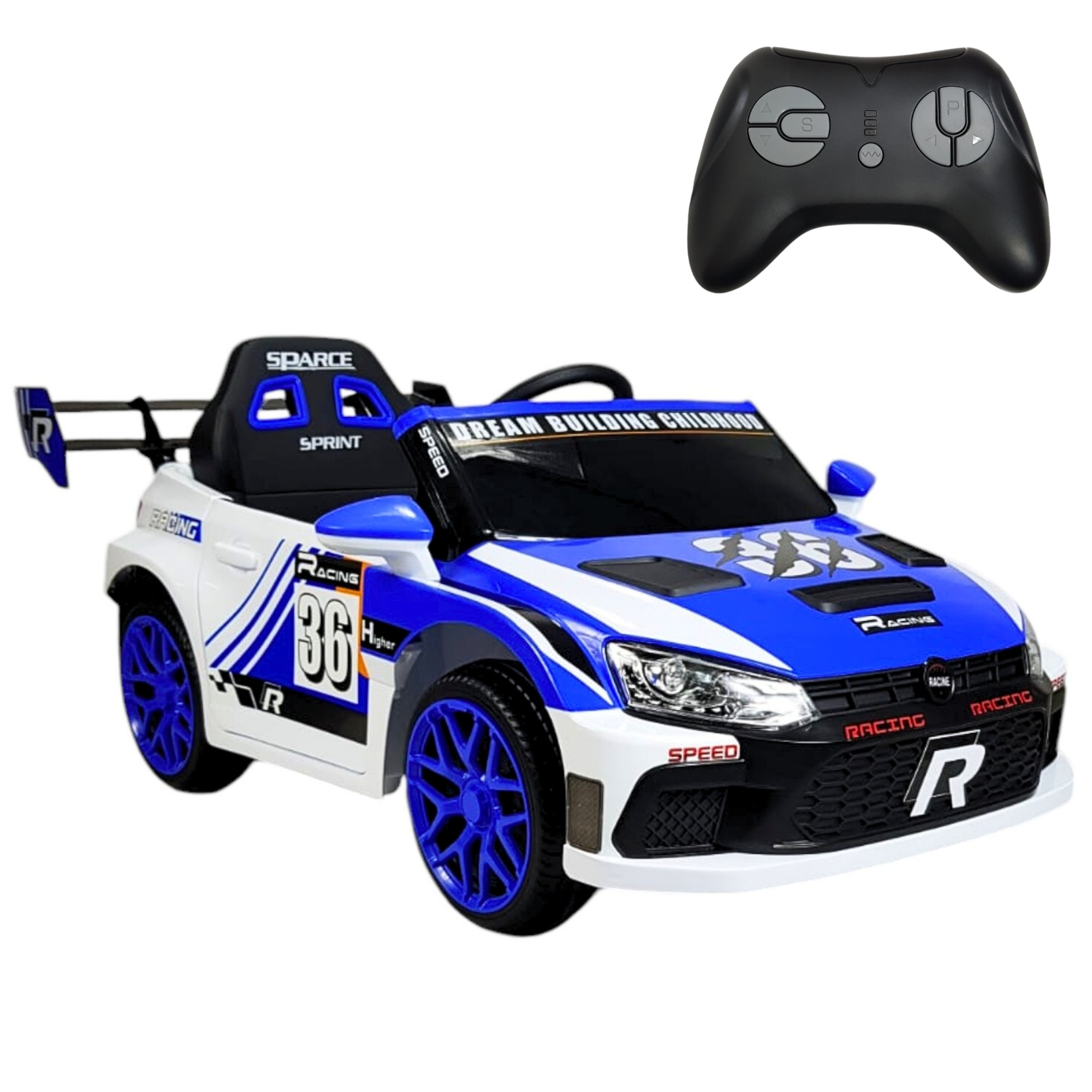 Montable Electrico para Niños Carro Rally con Control Remoto