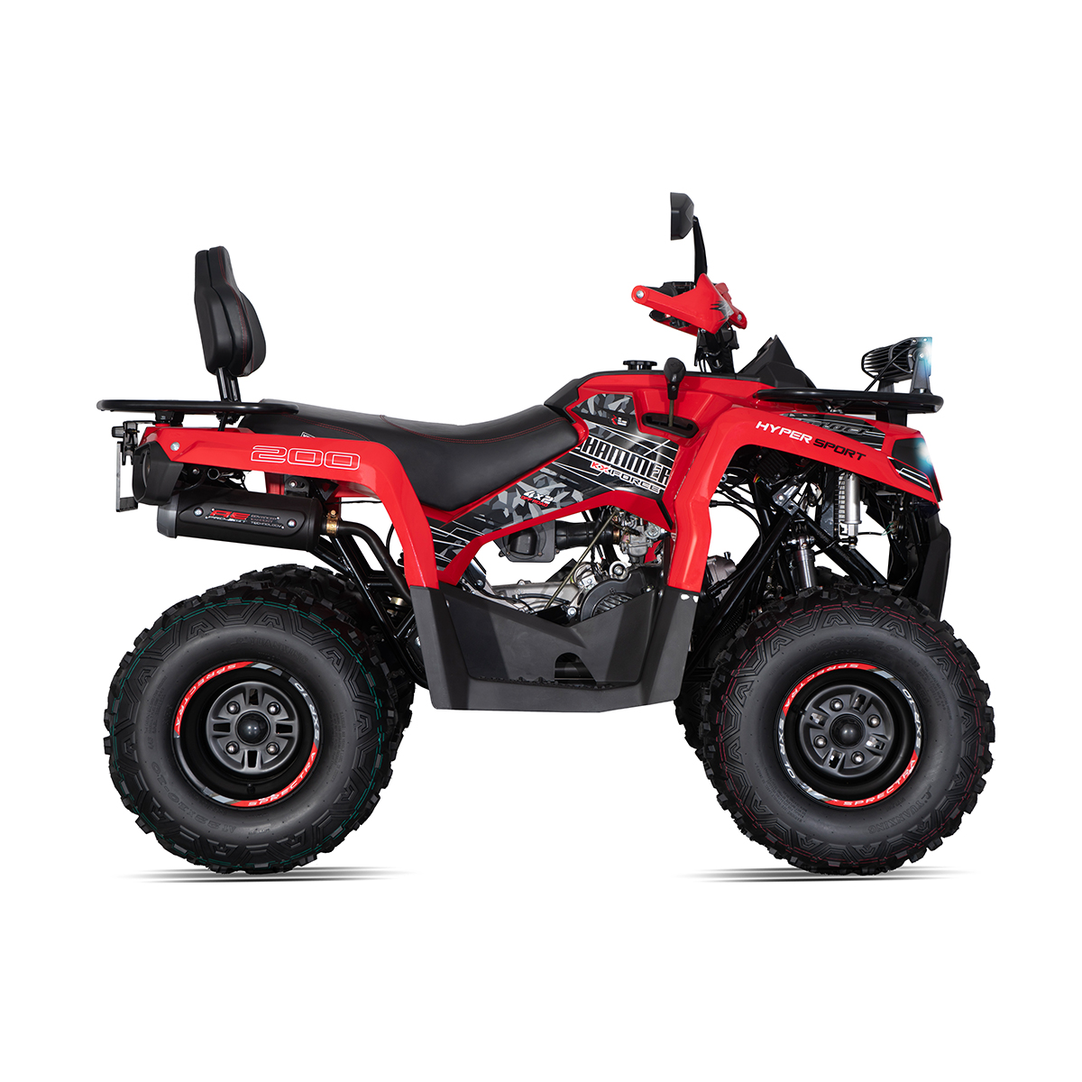 Cuatrimoto Veloci Hammer KX Froce 200 CC Rojo 2025