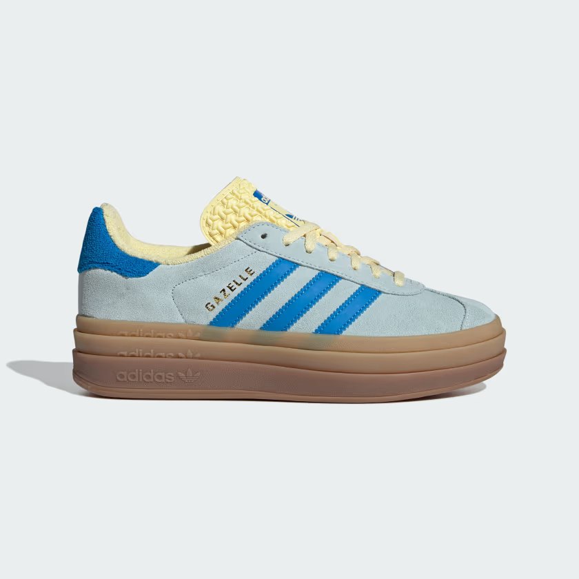 adidas gazelle silver green womens Adidas gazelle plataforma main image 1