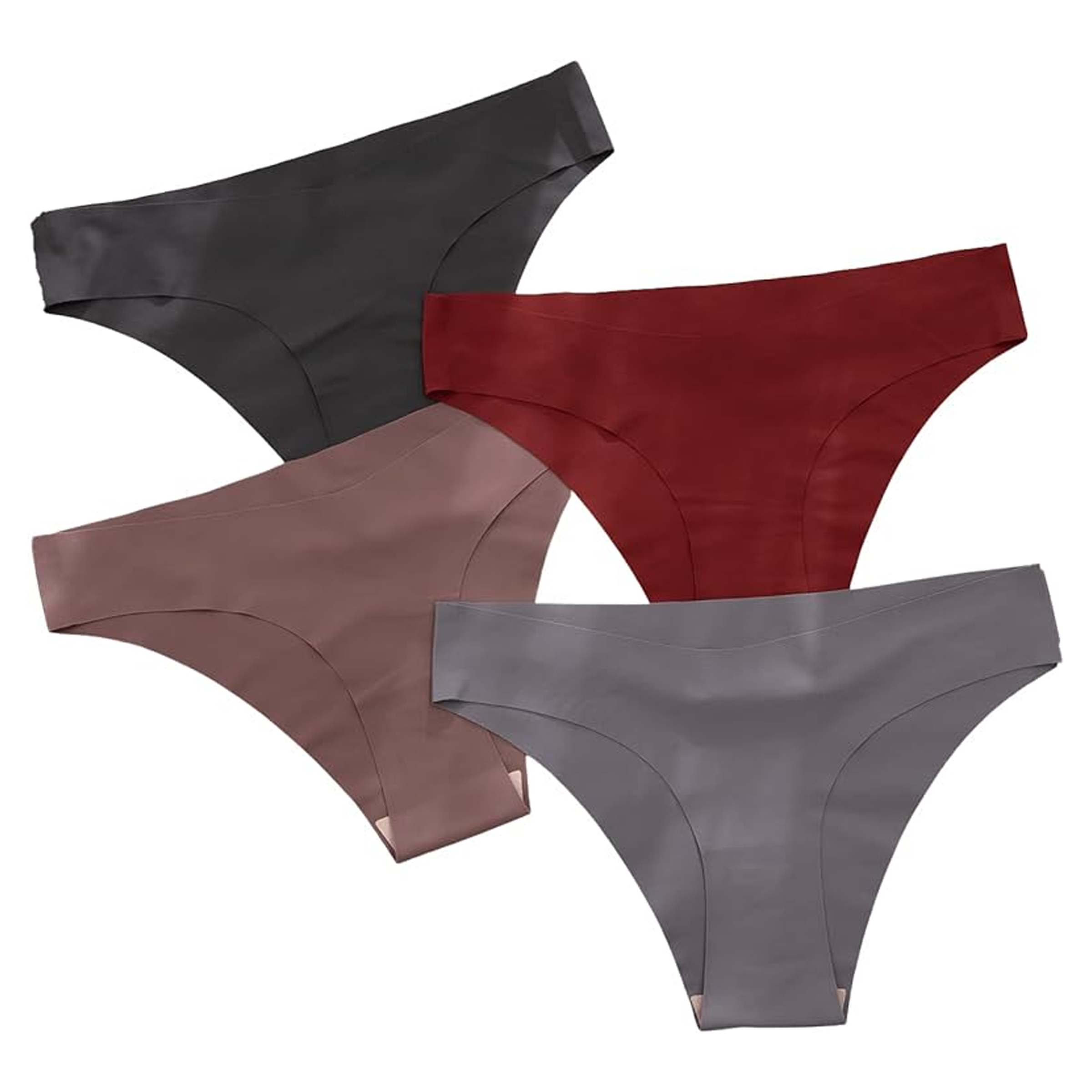 Pack De 4 Calzoncillos Pantis Sin Costuras Bikini Sexy