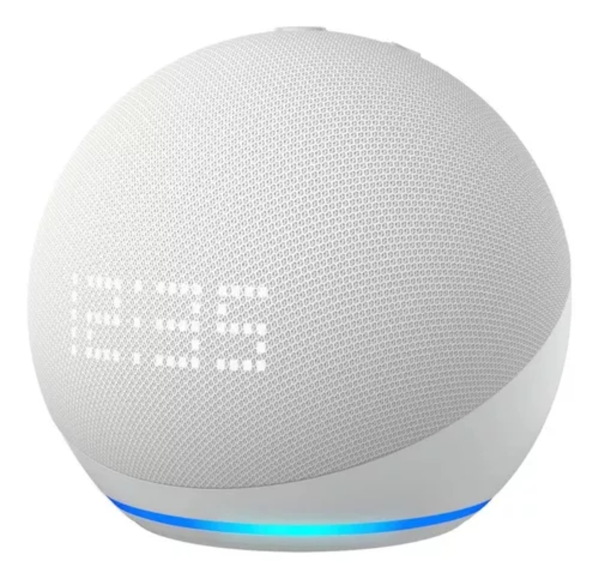 BOCINA INTELIGENTE AMAZON  B09B8VN8YQ ECHO DOT 5A GEN RELOJ, ALEXA, WIFI BLANCO ALBF1