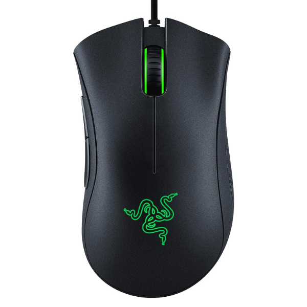 Razer DeathAdder Essential - Ratón para Gaming con Sensor óptico de 6400 dpi, 5 Botones programables, interruptores mecánicos, empuñaduras Laterales de Goma, Color Negro