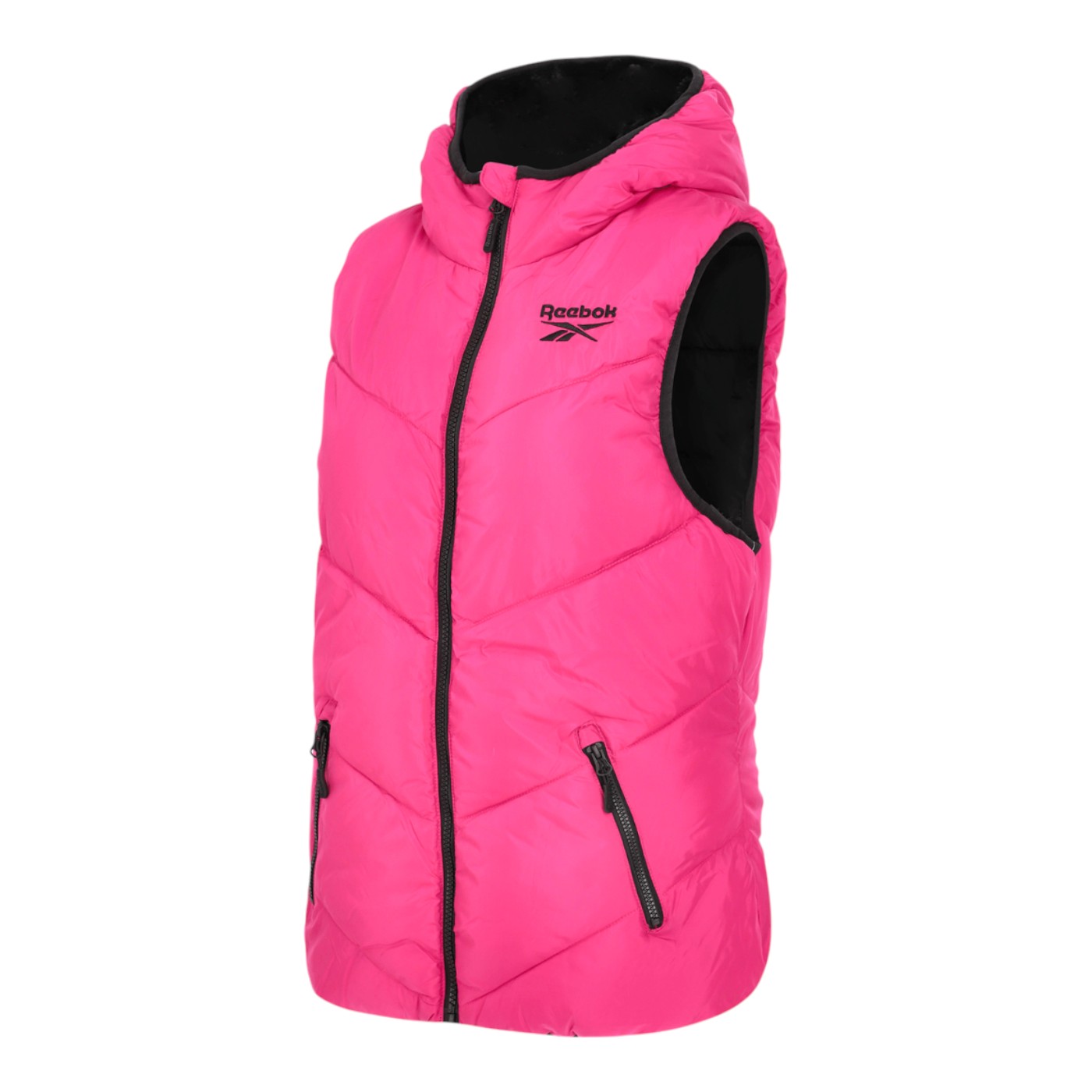 CHALECO REEBOK MUJER ROSA REEBOK PUFFER VEST REVERSED TO PV FUR VE0116