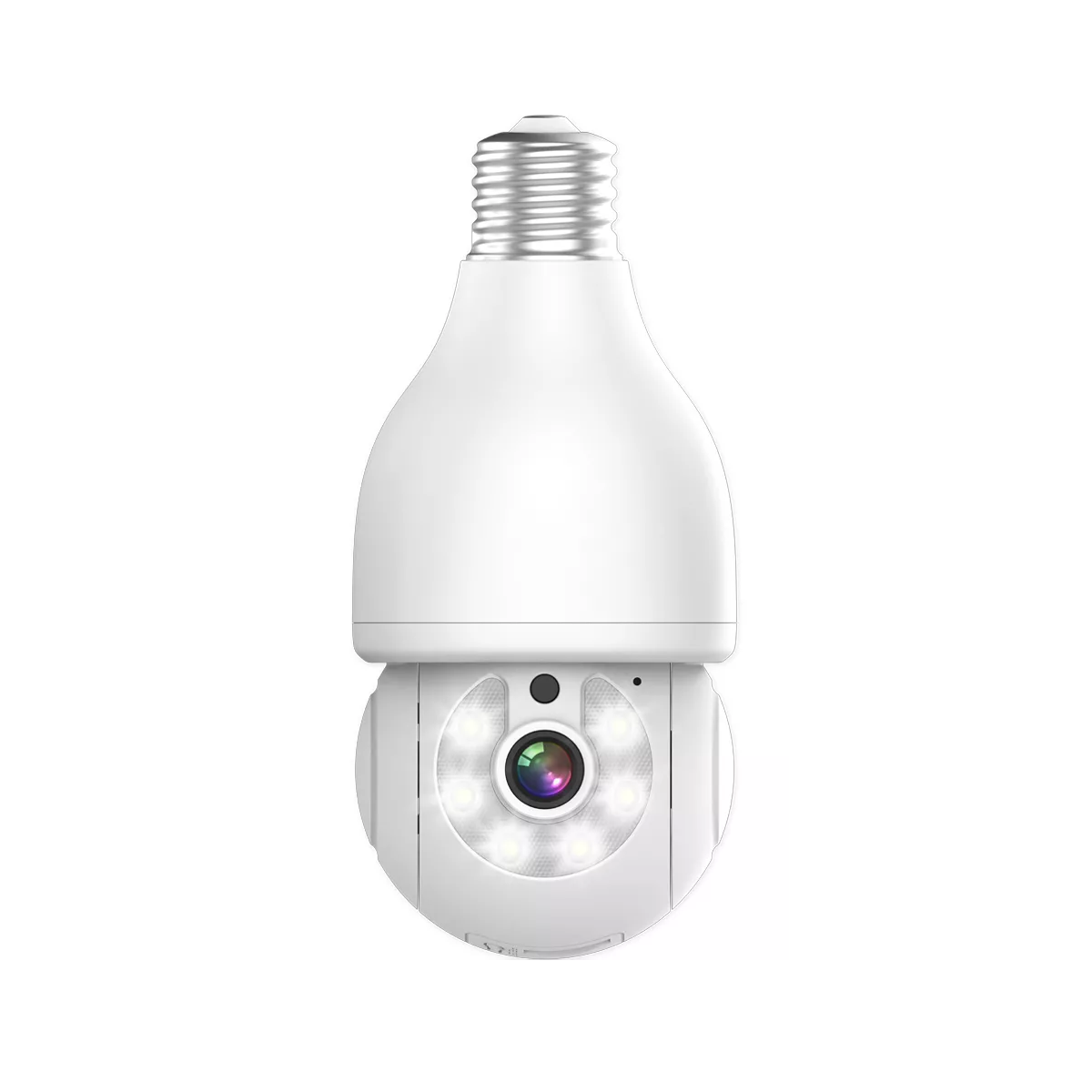 Foco Con Camara De Seguridad Wifi, 2mp Camara