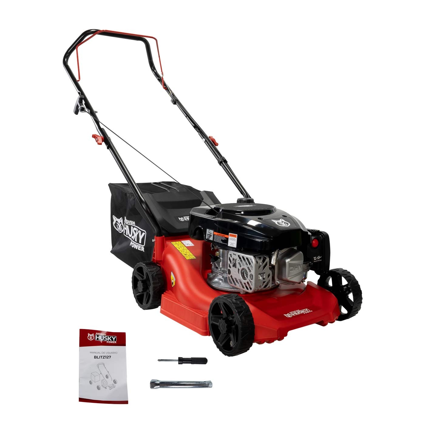 Podadora Swedish Husky Power 3 Hp Con Bolsa 16 Pulgadas - BLITZ127