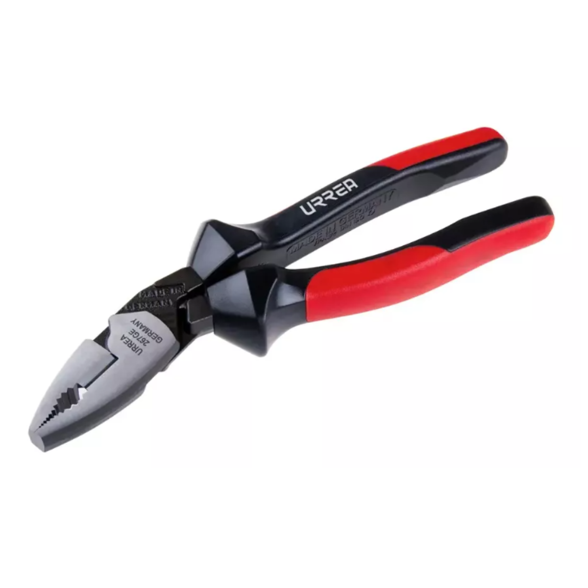 Pinza para electricista con mango bimaterial ergonómica de 25° de 7-1/2" alta palanca Urrea