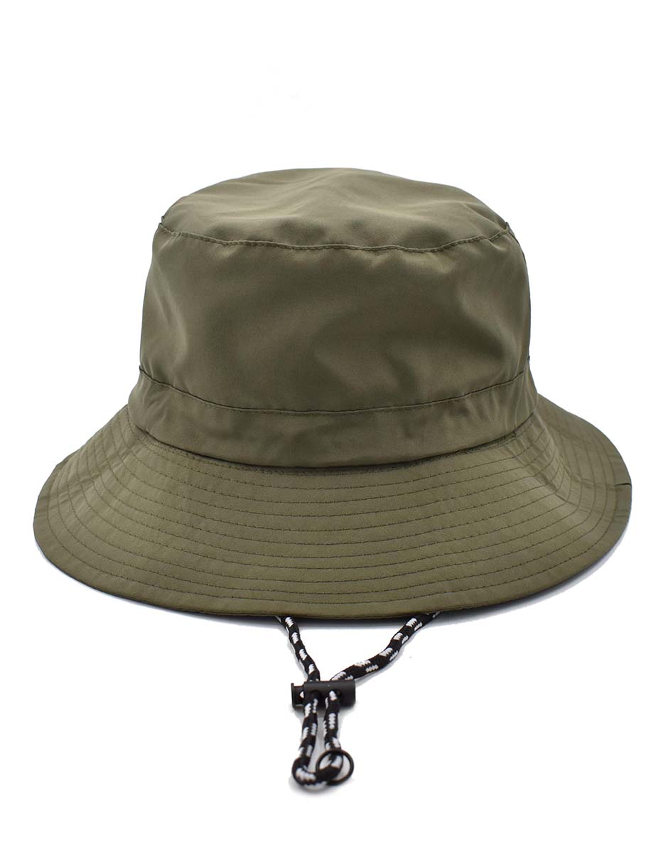 Sombrero Bucket Unisex Verde Impermeable y Plegable