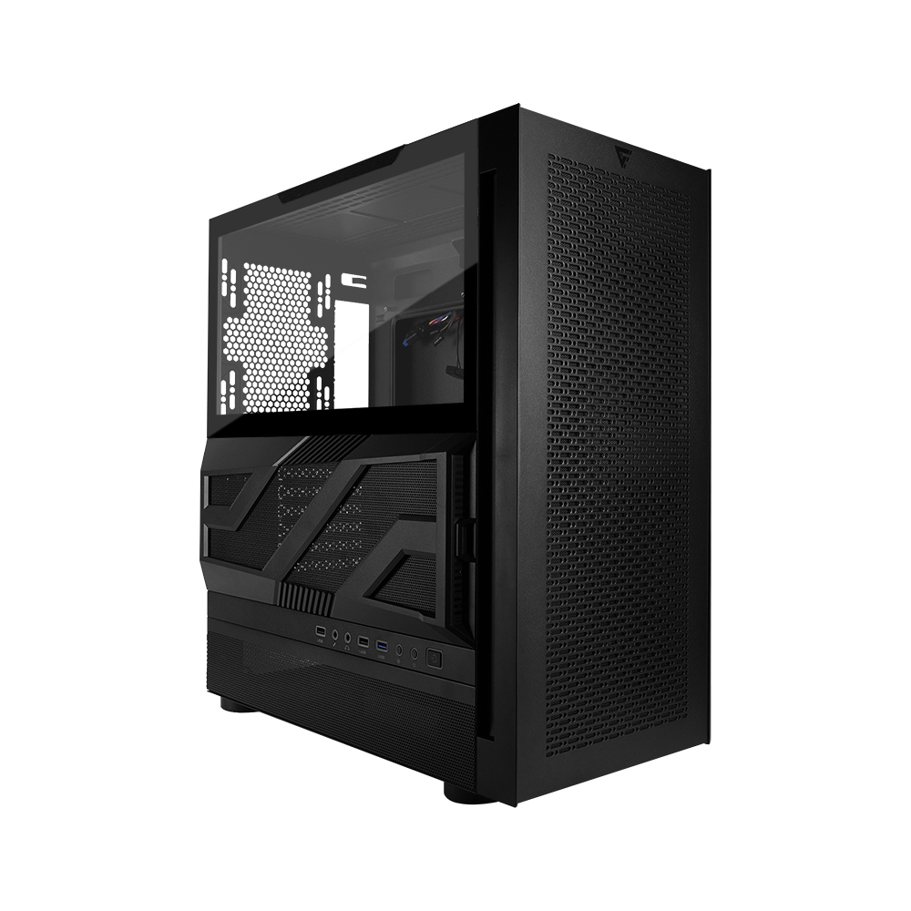 Gabinete Game Factor CSG800 con Ventana, Midi-Tower, ATX/Micro-ATX/ITX/E-ATX