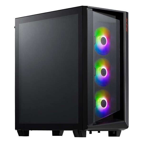 Gabinete Gamer  XPG Cruiserst Negro Mid Tower (CRUISERST-BKCWW)