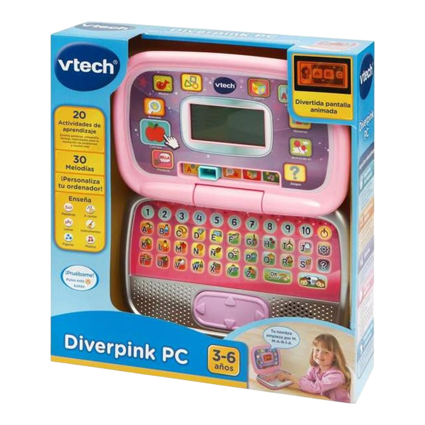 LAPTOP DIDACTICA VTECH NIÑOS MULTICOLOR VTECH 80-196357