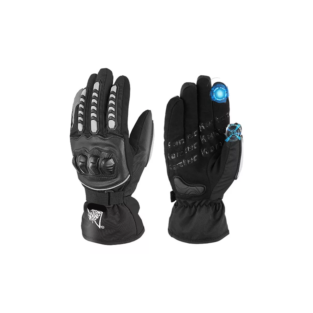 Guantes De Moto Para Invierno Impermeables Térmicos Talla M