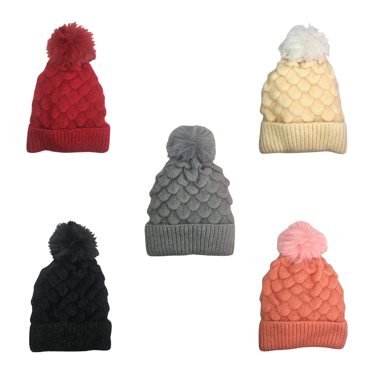 Gorro Bonete Piña Liso HT-927 12 Piezas