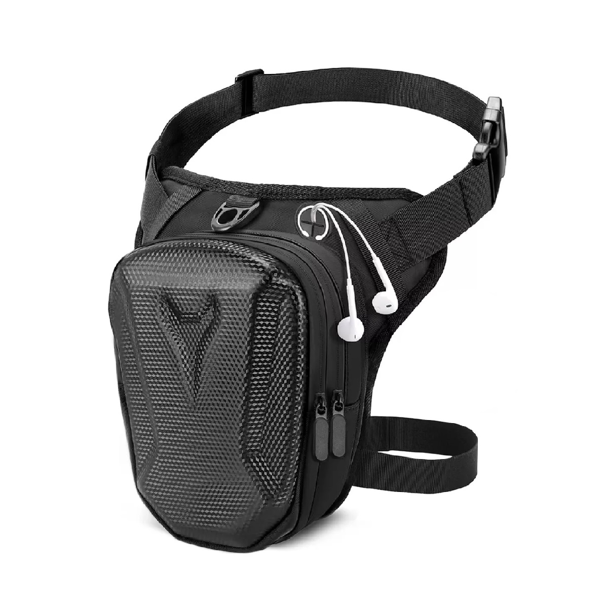 Piernera / Riñonera Bolsa Impermeable Para Motociclista