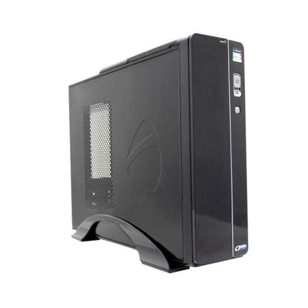 Gabinete Acteck Bern Slim TD-510, Mini-Tower, Micro-ATX/Mini-ITX, USB 3.0, con Fuente de 500W, sin Ventiladores Instalados, Negro. 