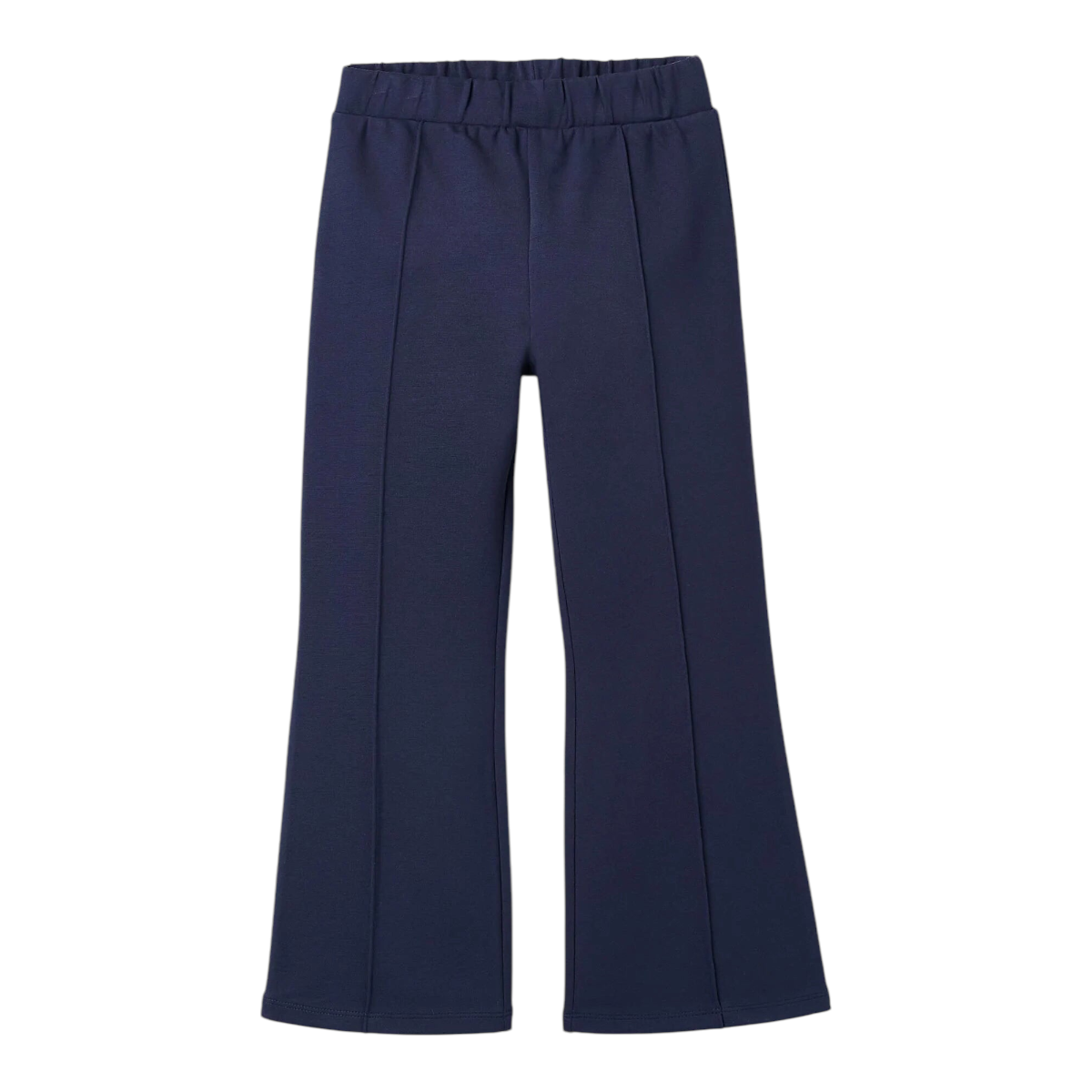 Pantalones Flare en Punto Roma para Niña, Azul Oscuro ZIPPY