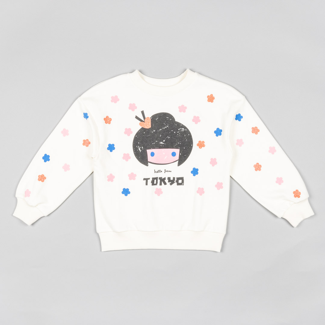 Sudadera "hello from TOKYO" para niña ZIPPY