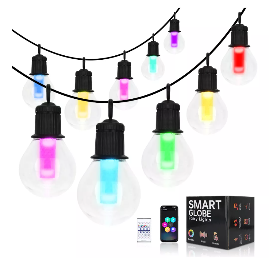 Guirnalda Cadena Luces Navidad Inteligentes Color 6m 20 Led