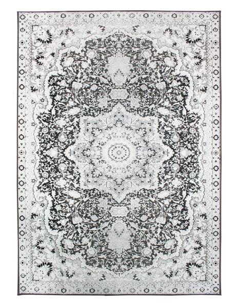 Tapete Alfombra Decorativo Lavable Parviz Gris - Fine Art Tj