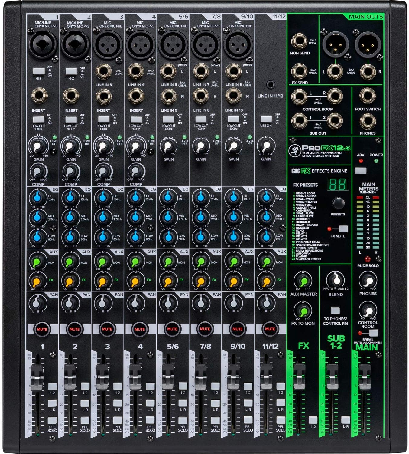 Consola Mackie Profx12v3