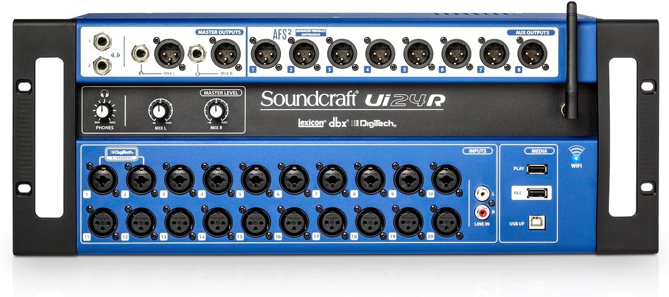 Mezcladora Digital De Rack Soundcraft Ui24r