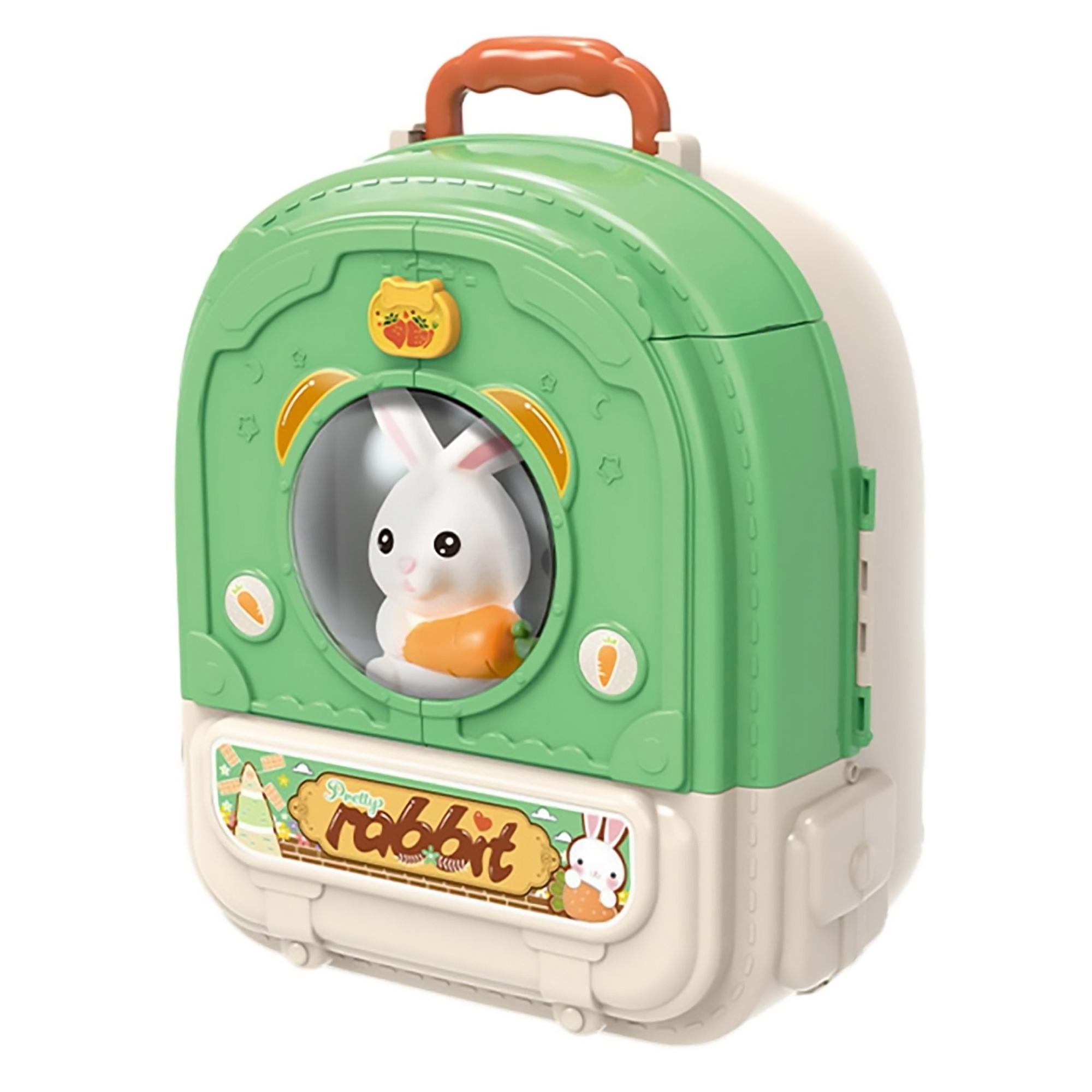 Juguetes Portadores, Creatividad Educativa, Mochila para Mascotas, Animales de Juguete, Juguetes para Mascotas de Dibujo verde