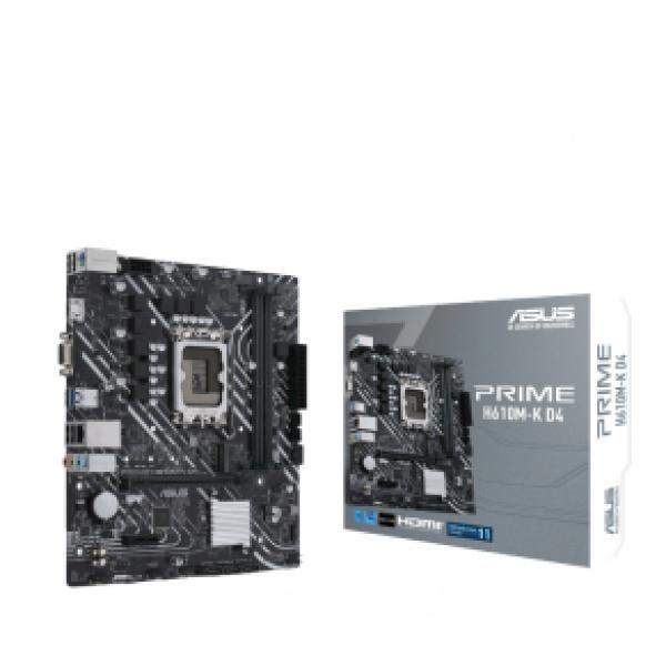 Tarjeta madre ASUS Micro-ATX H610M-K D4 S-1700 Intel H610 HDMI 64GB