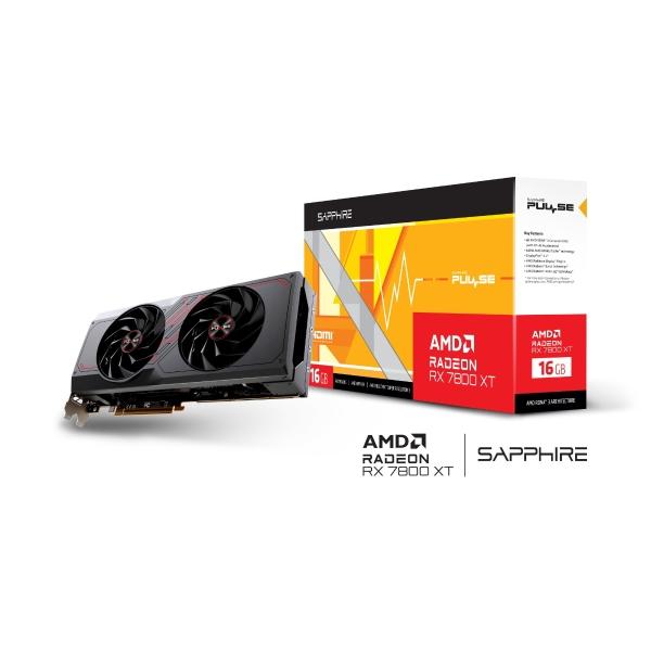 Tarjeta de video Sapphire PULSE AMD Radeon RX 7800 XT 16GB GDDR6