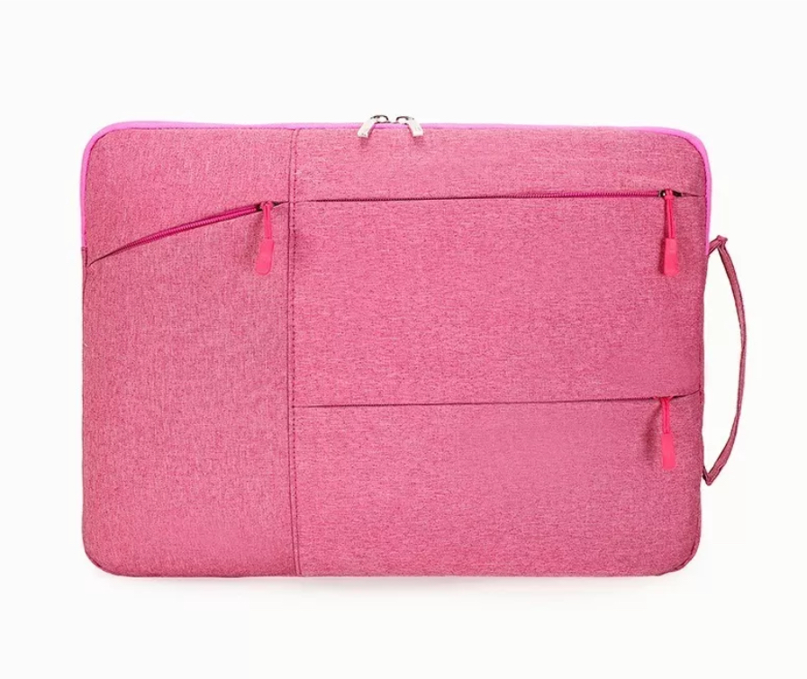 Funda Protectora Para Portátil Bolsa Prueba Golpe 15.6 In rosa oscuro 