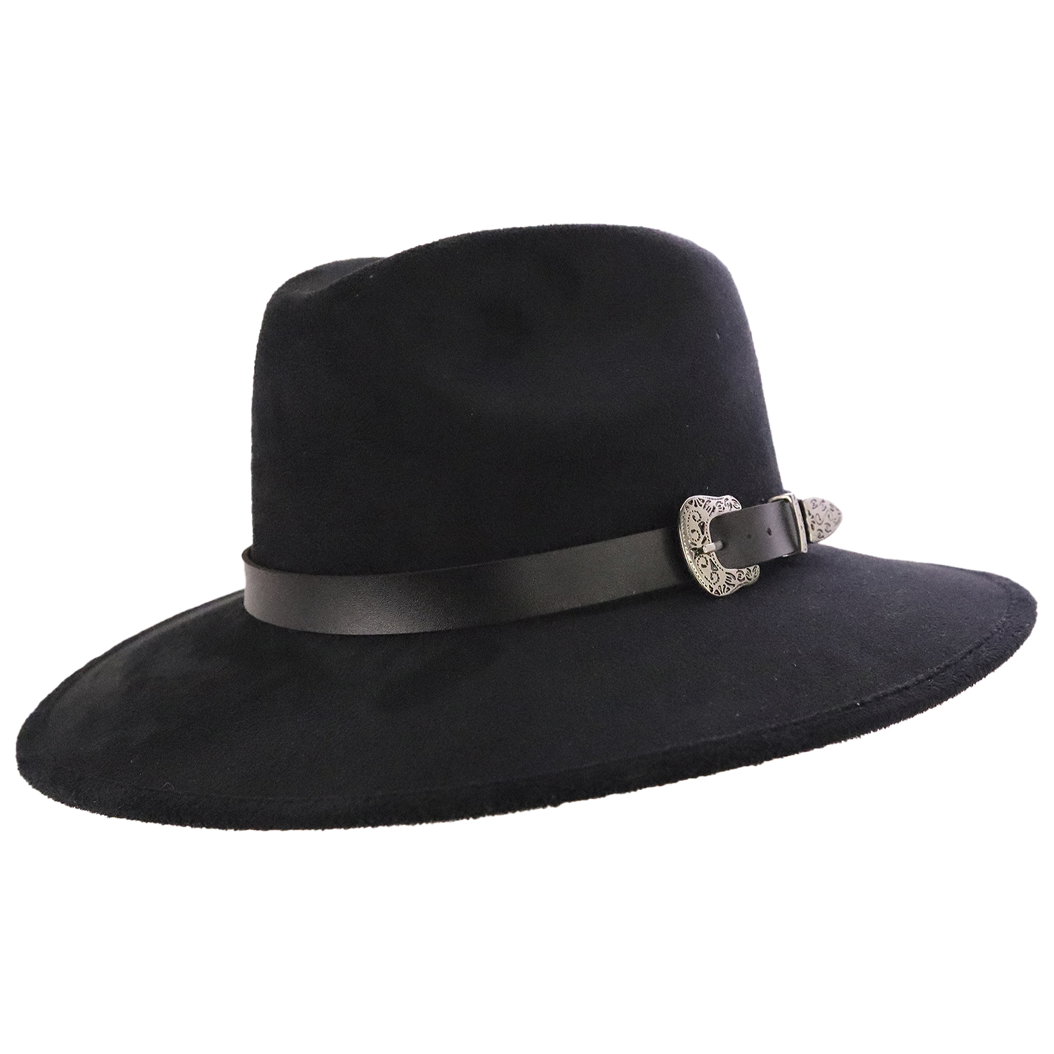 Sombrero Indiana Gamuza Retro Hombre Mujer Elegante Versátil 262