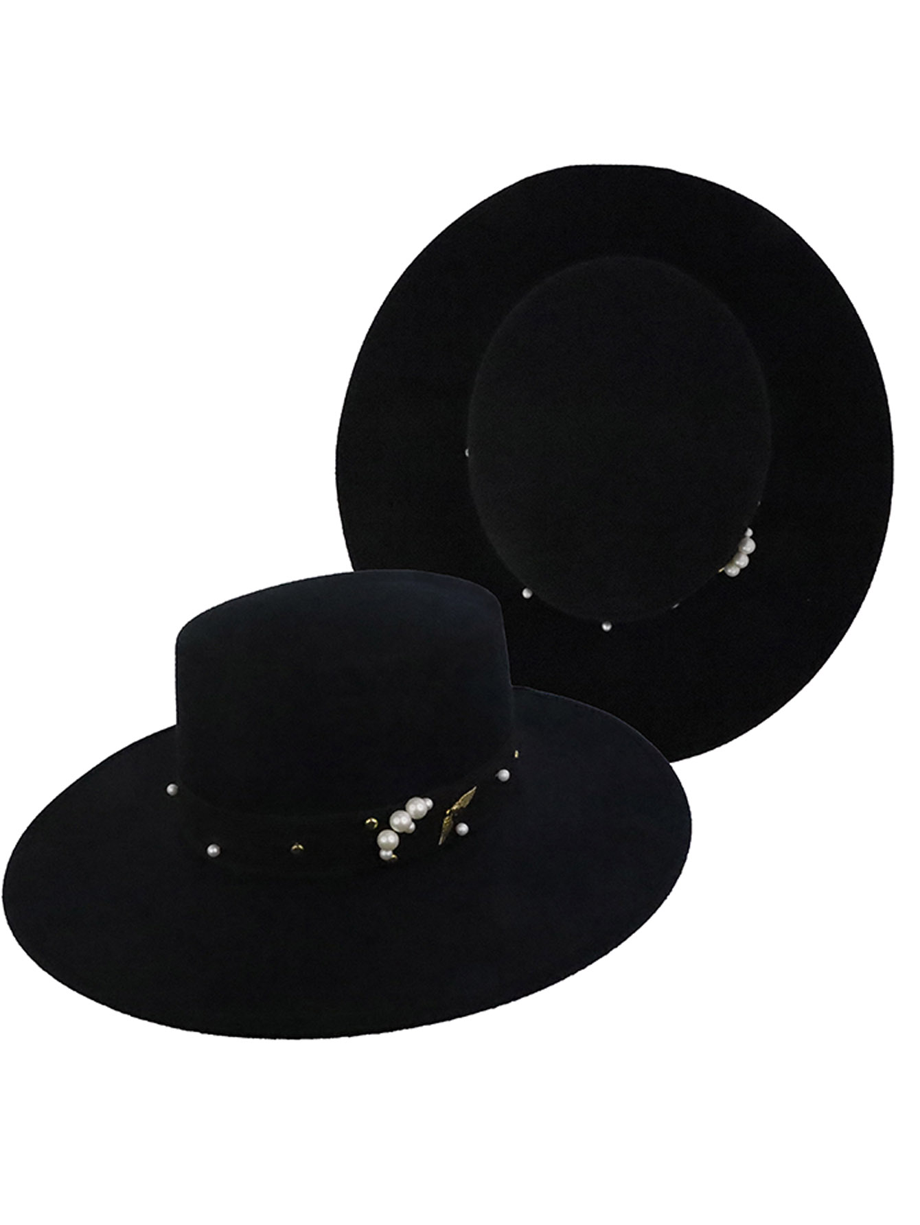 Sombrero Cordobes Dubetina Elegante Tipo Español Dama Mujer Retro 24