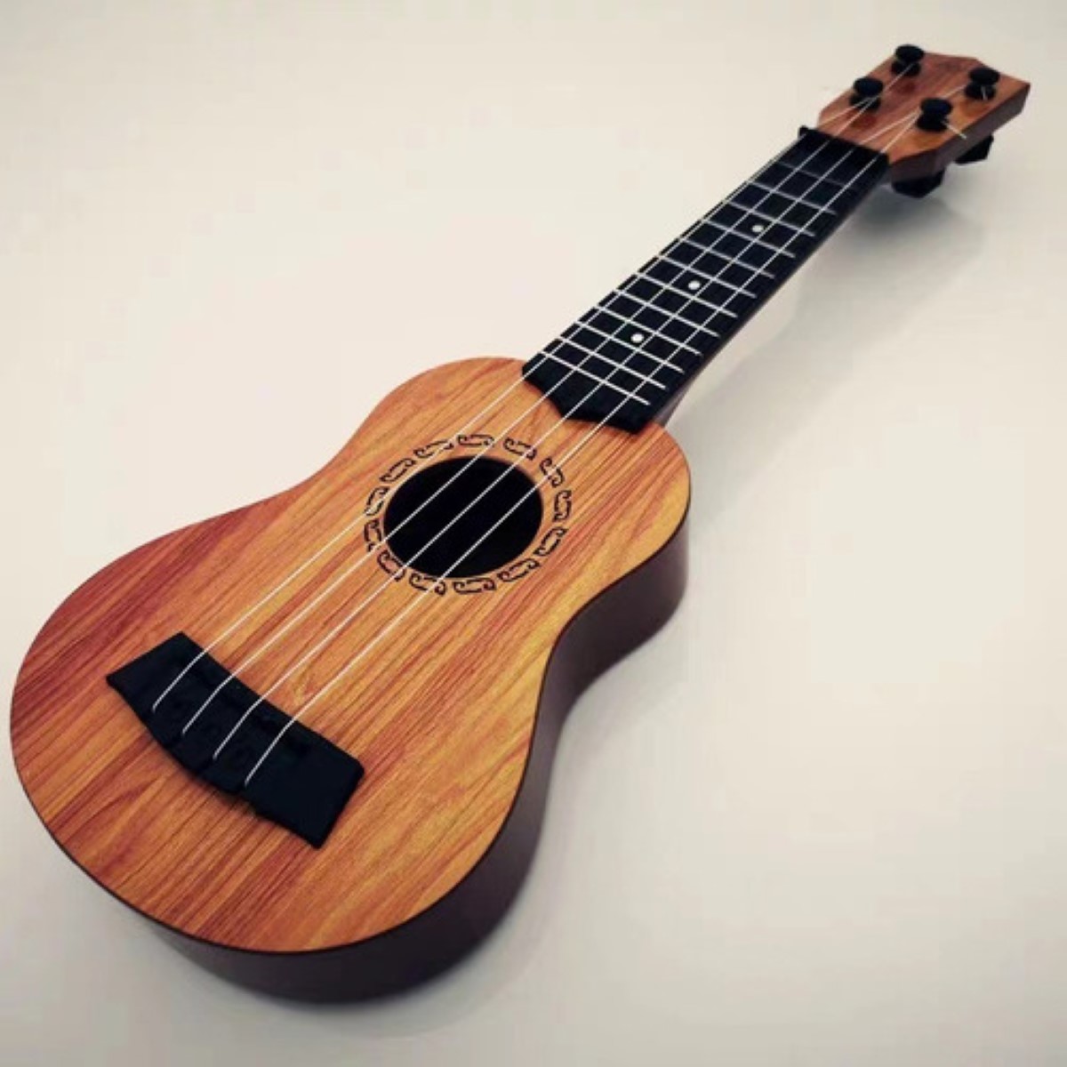 Guitarra Instrumento Musical De Juguete Pequeño, Naranja 