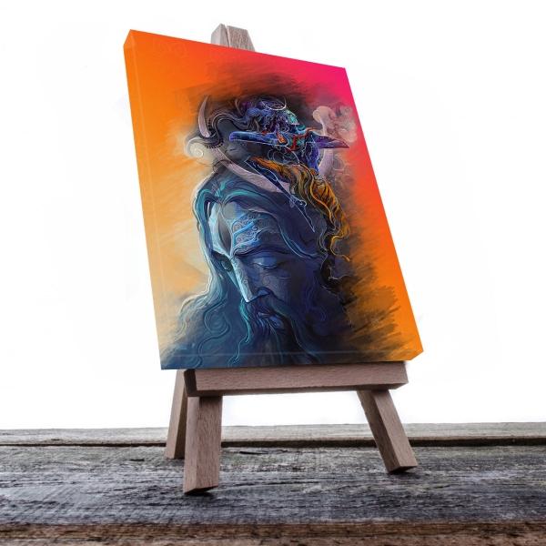 Cuadro Decorativo Canvas Religioso Shiva