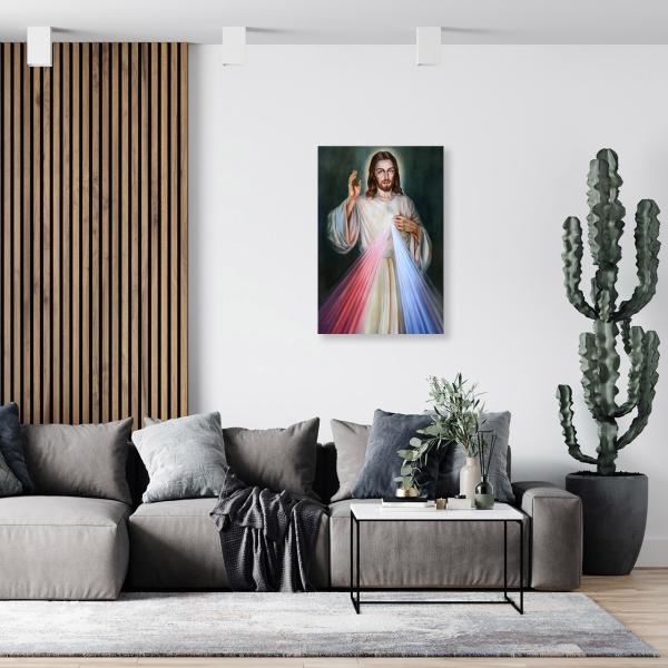 Cuadro Decorativo Canvas Religioso Sagrado Corazón de Jesús #2