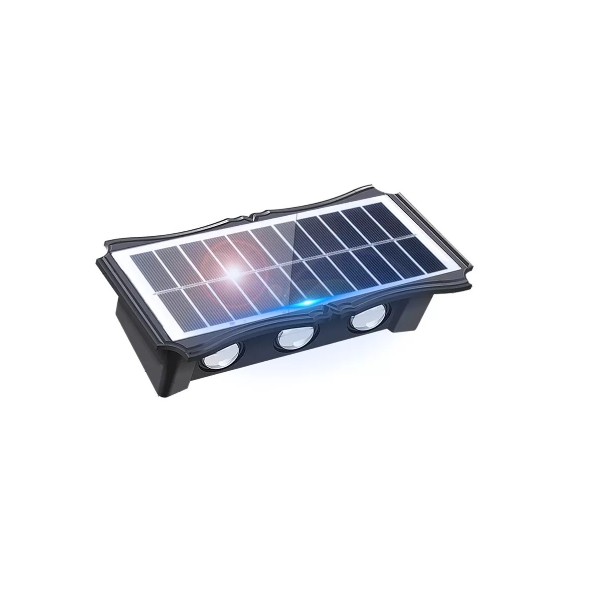 Luminaria Solar Exterior Impermeable Luz Pared Color M1