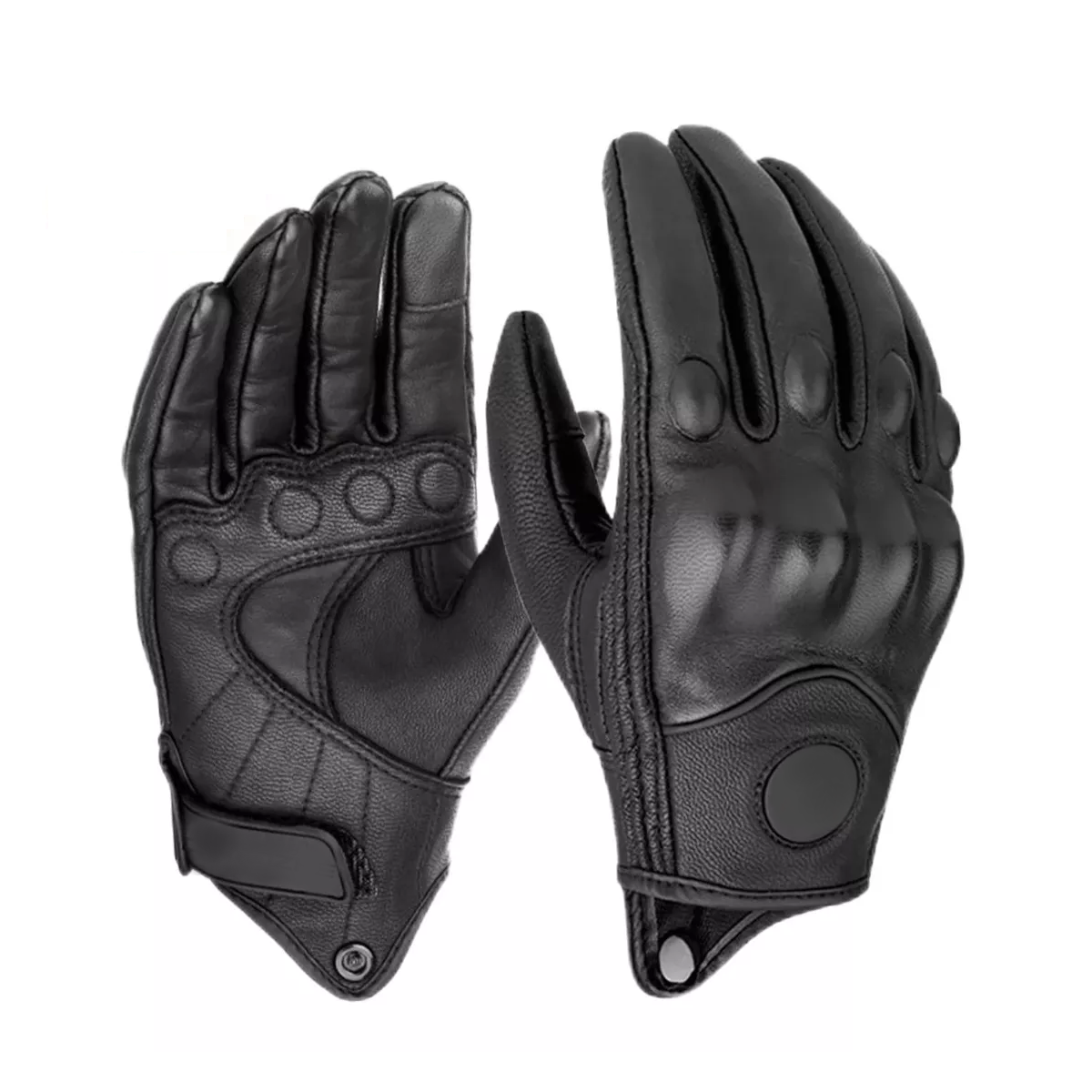 Guantes Para Moto De Piel De Cabra 100% De Pantallas Táctile Tallla S