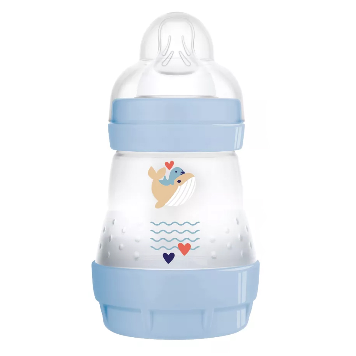 Biberón Mam Easy Start 5oz 1pz Azul Ballena