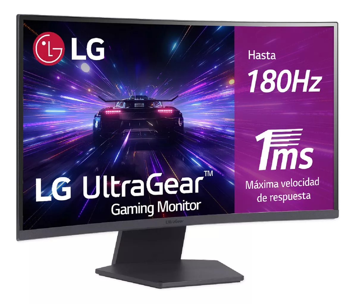 MONITOR LG 27" CURVO QHD FREESYNC 180HZ 1MS HDMI DP 27GS60QC-B 