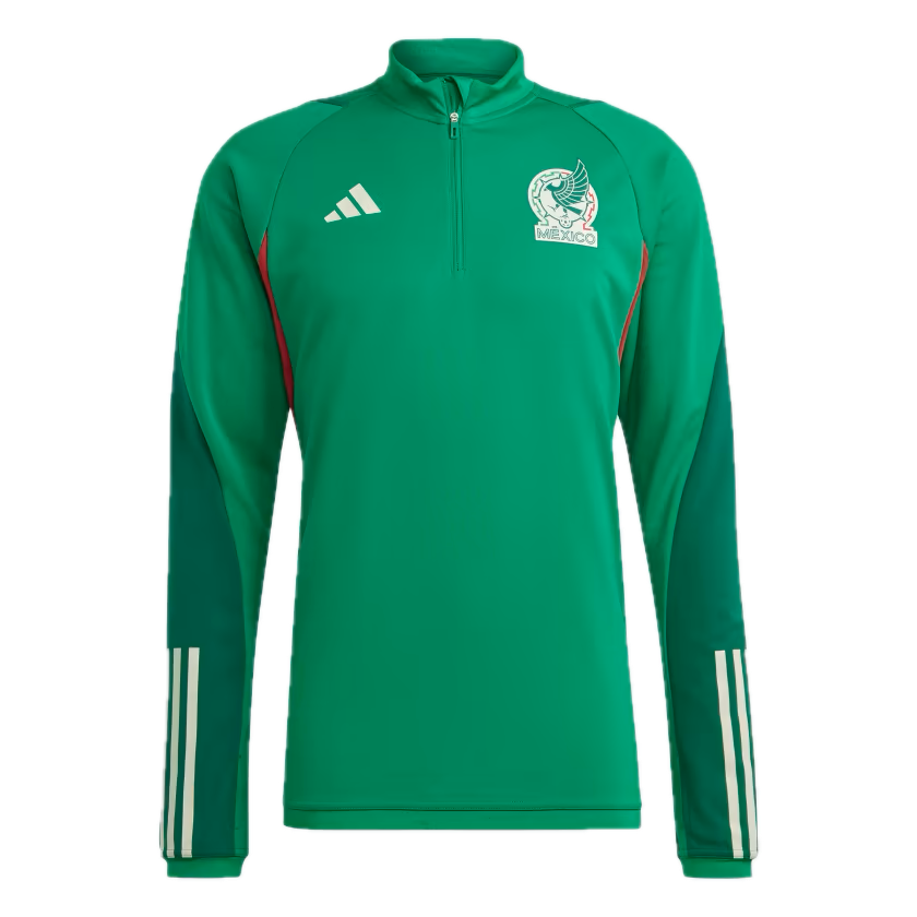 Sudadera Original Adidas Selección Mexicana entrenamiento mundial 2022 HF1371