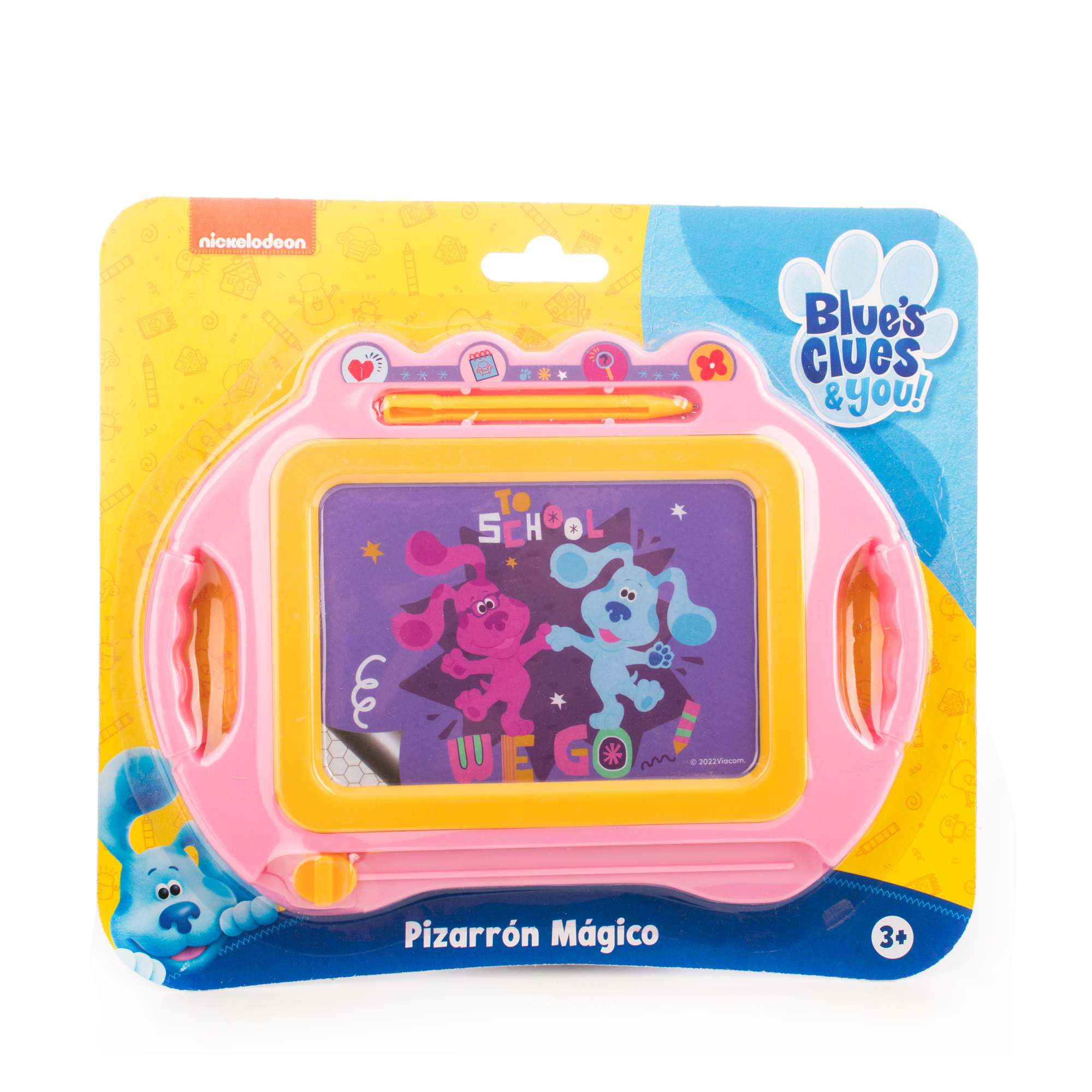 Pizarron Magico Magnetico Tablero Dibujo Borrable Para Niños Pistas de Blue Rosa